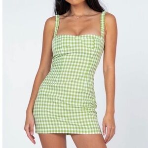 Princess Polly Taylia Mini Dress in Green